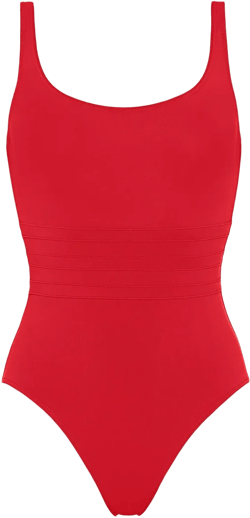 Asia scoop-neck swimsuit