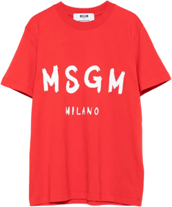 logo-print cotton T-shirt