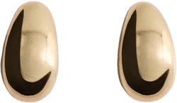 Oval volume earrings