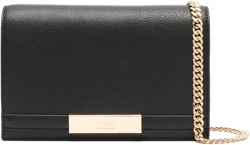 mini gold-plaque clutch bag