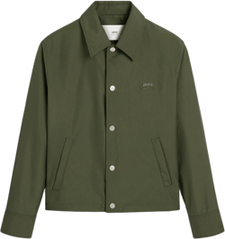 Green Buttoned Jacket