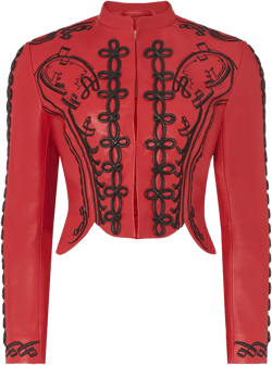 Salerno Leather Jacket - Red Clay