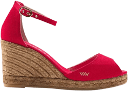 Aiguafreda Limited Edition Canvas Espadrille Sandal Wedges