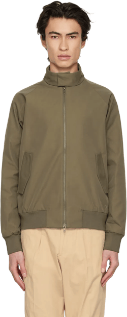 Khaki Dawson 1430 Bomber Jacket In Khaki Grey