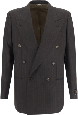 Double Breasted Jacket In Black