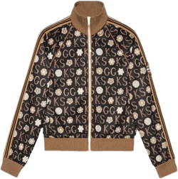 Black Ken Scott Edition Print Zip-up Track Jacket In Multi