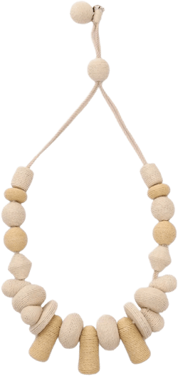 Soraia rope-beaded necklace