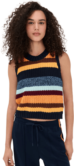 Nelson Knit Crop Sweater Vest