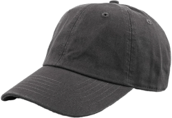 Baseball Dad Hat Women Men Blank Washed Low Profile Cotton and Denim UPF 50+ Running Golf Cap Hat One Size Charcoal