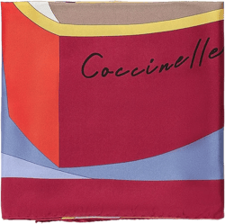 geometric-print silk scarf