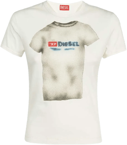 front-print T-shirt