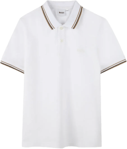 piqué-weave polo shirt 