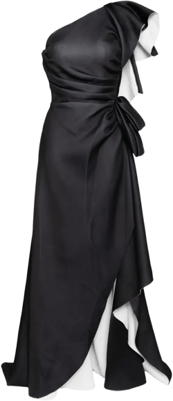 ruffled dress