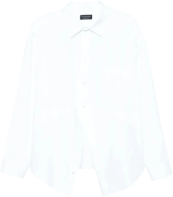 logo-embroidered shirt