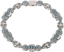 crystal-embellished choker necklace