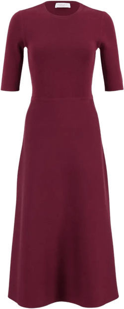 Seymore crew-neck midi dress