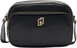 medium logo-plaque zip-fastening cross body bag