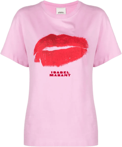 Yates lips-print T-shirt
