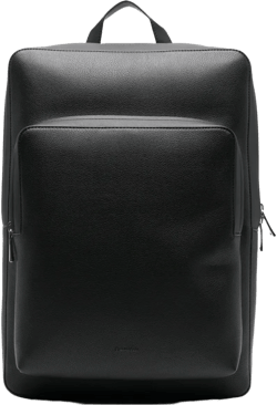 top-handle zip-fastening backpack