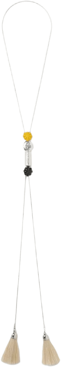tassel-embellished necklace