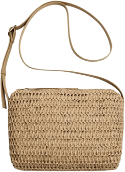 WOVEN CROSSBODY BAG