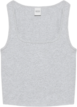 HOMESTRETCH™ SMOOTH SQUARENECK WAIST TANK
