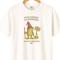 Whimsical Frog T-Shirt, Fun Graphic Tee, Unisex Casual Wear, Gift for Friends, Quirky Humor Shirt, Perfect for Everyday Style