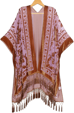 Bohemian Style Swimwear Cover-up | Lightweight Sheer Shawl Layer | Casual Beach Outfit | Women&#39;s Relaxed Vacation Outfit