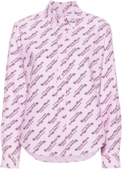 x Verdy logo-print cotton shirt