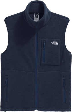 THE NORTH FACE Men's Yumiori Vest | Lightweight Fleece Stretch Binding, Internal Cinch Cord & Secure Zip Pockets Large Summit Navy/Estate Blue