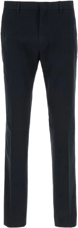 flat-front trousers