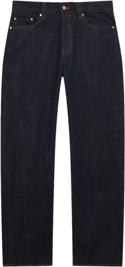 logo-plaque straight-leg jeans