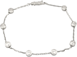 2010 18kt white gold Bastille bracelet