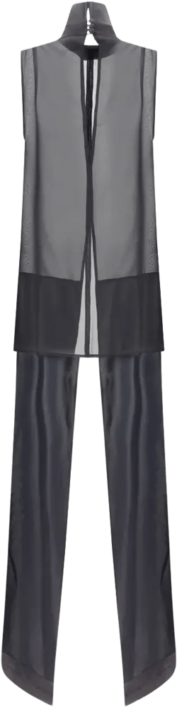 Aida high-neck vest
