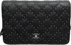 Wallet On Chain leather crossbody bag