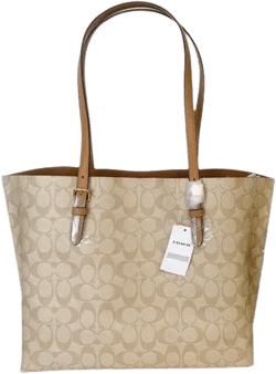 Leather tote