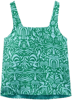 Air Flow Square Neckline Tank Top