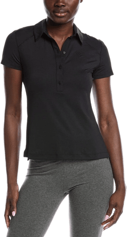 lululemon Women's Black Quick-dry Polo Shirt