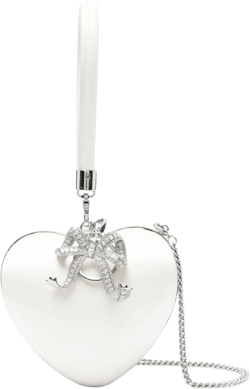 Heart clutch bag
