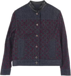 2010s monogram denim jacket 