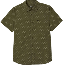 Men's Charter Print Short Sleeve Shirt - Brixton S