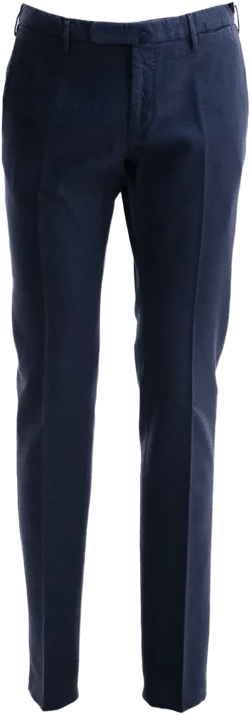 flat-front trousers