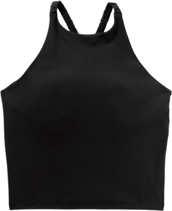 Women&#39;s High Neck Crossback Tank Top - All In Motion&#8482; Black XL