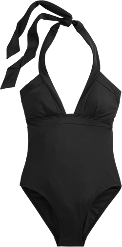 Ithaca Halter Swimsuit-Black