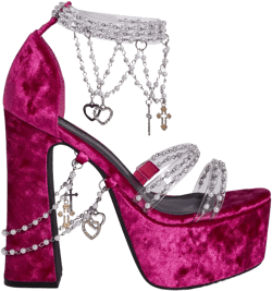 Holy Revelation Platform Heels - Magenta