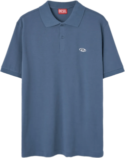 logo-embroidered polo shirt