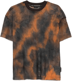 tie-dye mesh T-shirt