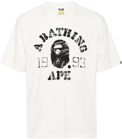 screen print college relaxed fit tee