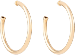 1980s hoop post-back earrings