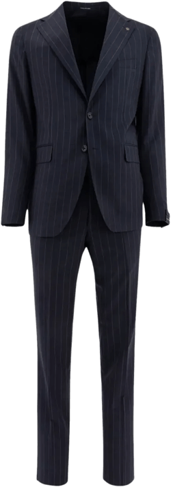 pinstripe wool suit